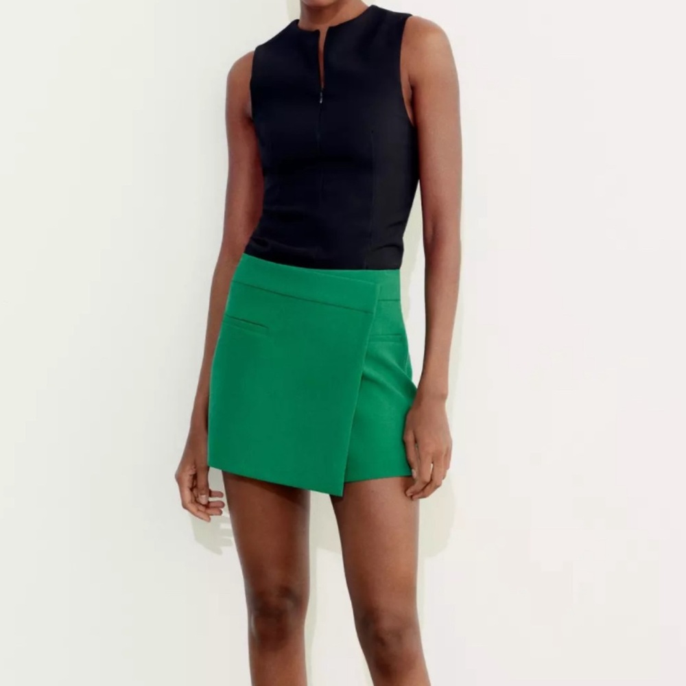 Green Zara Skort